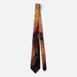 Flying Fox Bat by Vincent van Gogh Tie