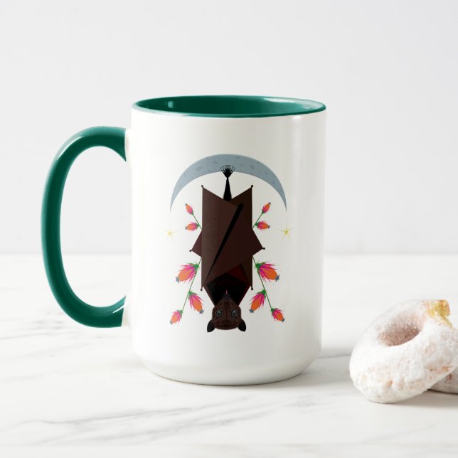 Flying Fox Classic Mug 15oz. Vert (Avec donut)