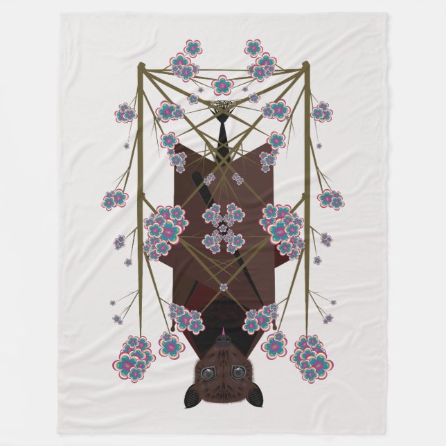 Flying Fox Fleece Blanket (3 Sizes) (Front)