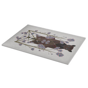 Flying Fox Glass Cutting Board 15x11