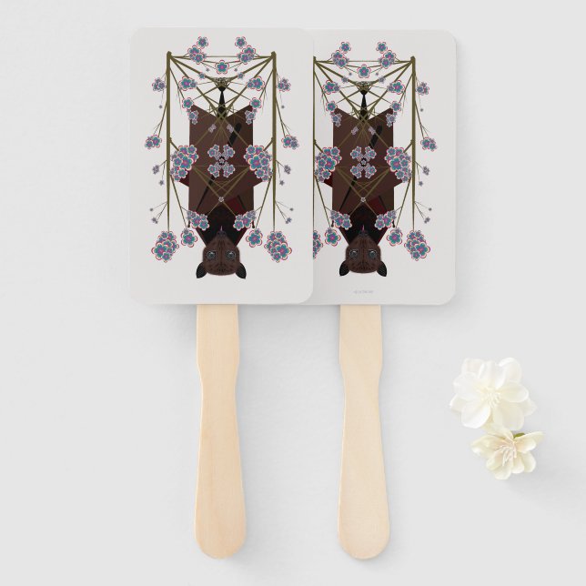 Flying Fox Hand Fans (Front and Back)