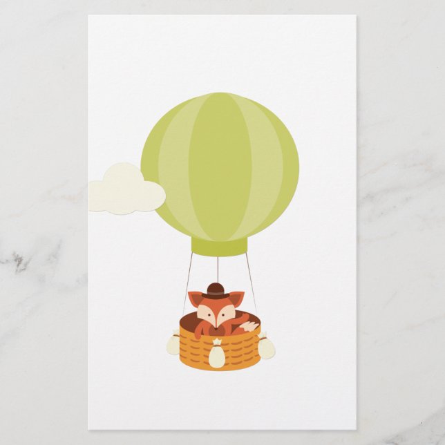 "Flying" Fox I Stationery (Front)