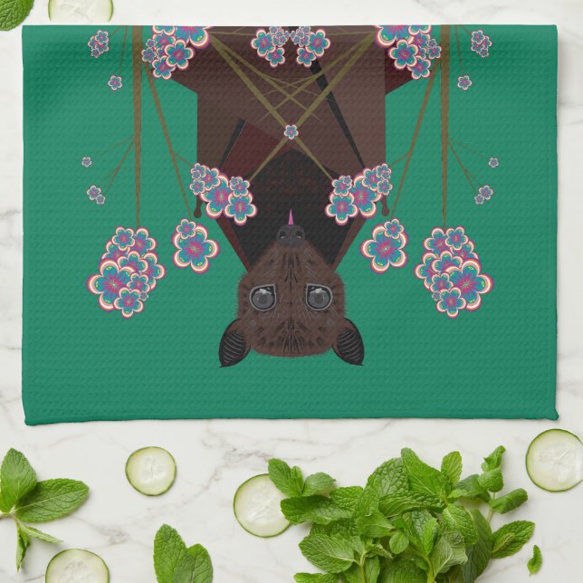 Flying Fox Jade Kitchen Towel (Folded)