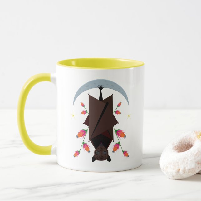 Flying Fox Mug Yellow (With Donut)
