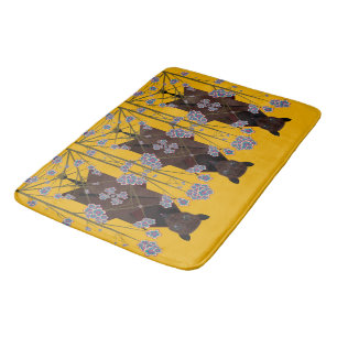 Flying Fox Mustard  Bathmat