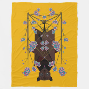 Flying Fox Mustard Fleece Blanket (3 Sizes)