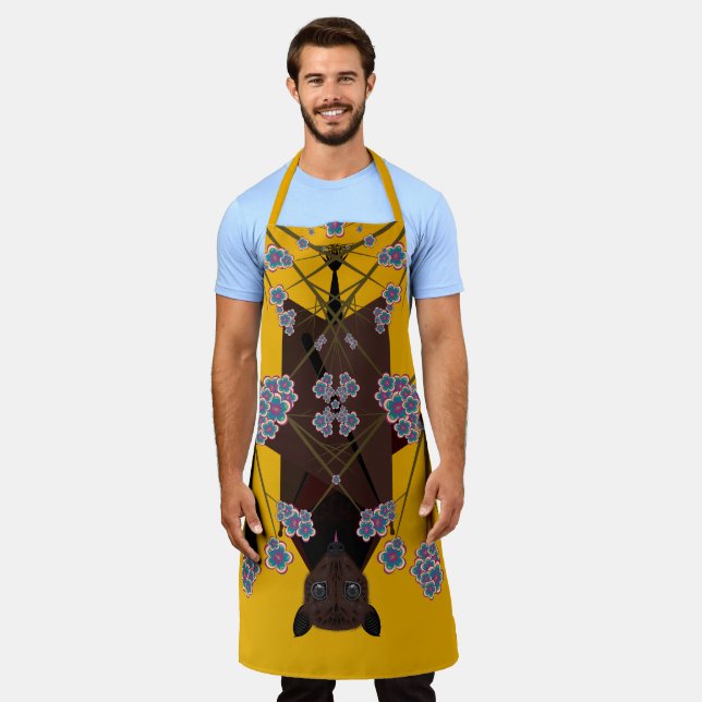 Flying Fox Mustard Large Apron (Worn)