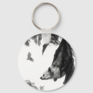 Flying Foxes Keychain