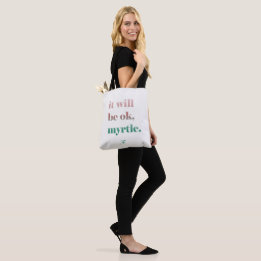 Flying Free Myrtle Butterfly Tote Bag