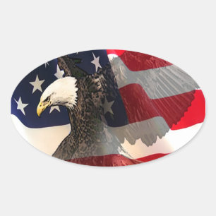 flying freedoms oval sticker