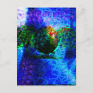 Flying Fruit Bat inside Cave Postcard