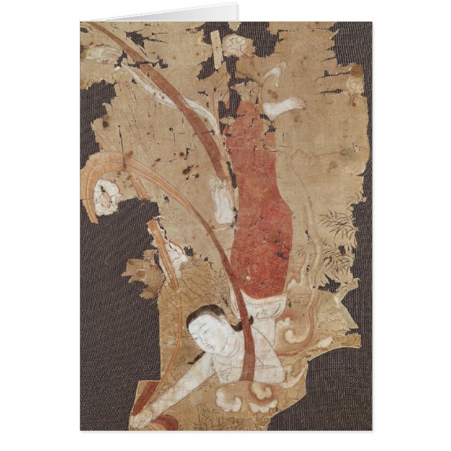 Flying genie or, Apsaras, from Dunhuang (Front)