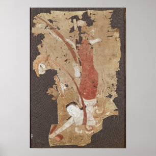Flying genie or, Apsaras, from Dunhuang Poster