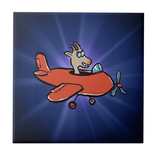 flying goat tile (Front)