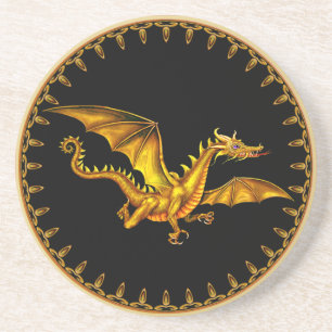 flying gold dragon coaster