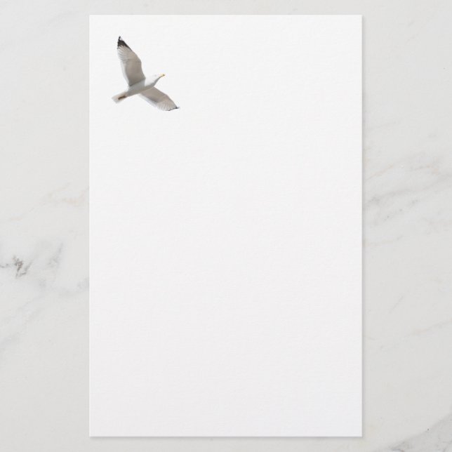 Flying gull stationery (Front)