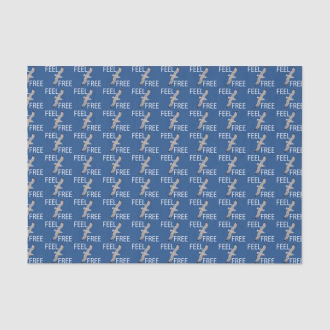 Flying gull tissue paper (Front)
