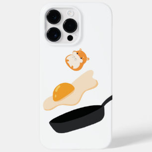 Flying Hamster & Egg on Frying Pan｜Colour Bars Case-Mate iPhone 14 Pro Max Case