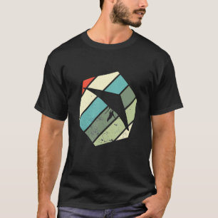 Flying Hang Glider Soaring Hexa Retro Hang Gliding T-Shirt