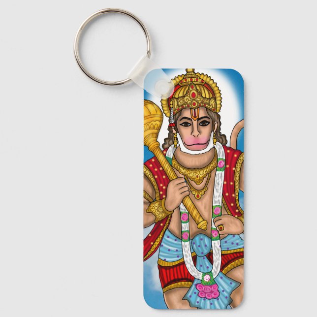 Flying Hanuman Keychain (Front)