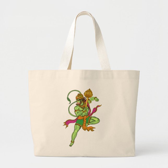Flying Hanuman Tote Bag (Front)