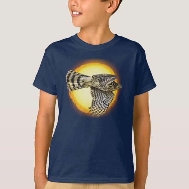 Flying Hawk Fire  T-Shirt (Front)