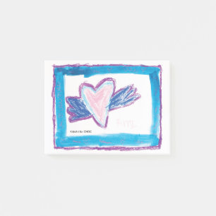 Flying Heart - Kids Art for CHOC Post-it Notes