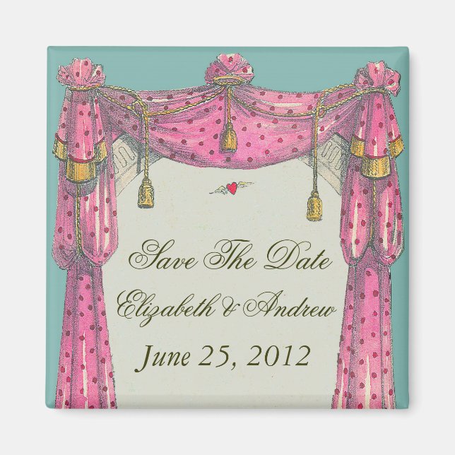 Flying Heart ~ Magnet Save the Date Love (Front)