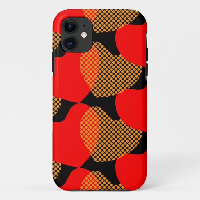 Flying Hearts IPhone 11 Case (Back)