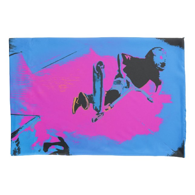Flying High Air Stunt Scooter  Pillowcase (Front)