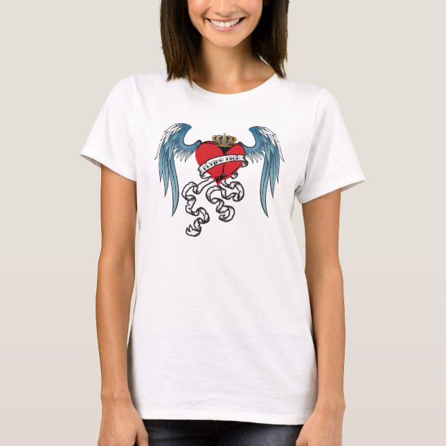 Flying High Heart Tattoo Shirt (Front)