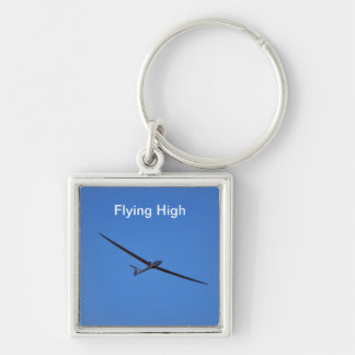 Flying high in the sky keychain