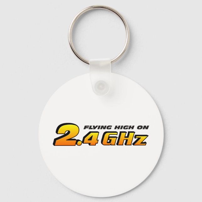 Flying High On 2.4 GHz Keychain (Front)