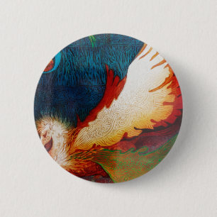 Flying Horse 2 Inch Round Button