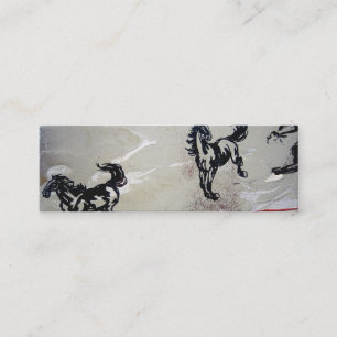 "Flying Horses" Mini Business Card