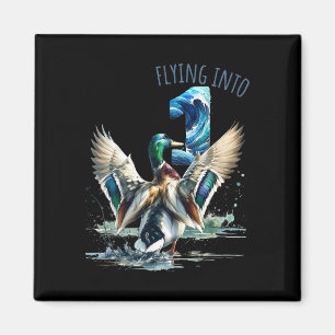 Flying Into 1 Duck Hunting 1st Birthday Party 1 Ye Magnet