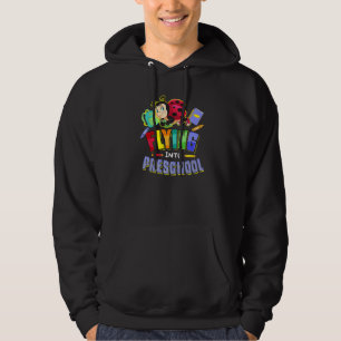Flying Into Preschool Ladybug Back To School First Hoodie
