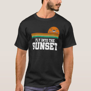Flying Into The Sunset Drone Flying Rc Quadcopter T-Shirt