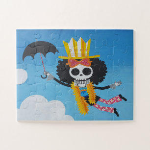 Flying King Skull Jigsaw Puzzle