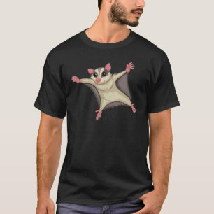 Flying Kite Squirrel   Squirrels Animal   Graphic T-Shirt