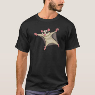 Flying Kite Squirrel  Squirrels Animal  Graphic T-Shirt