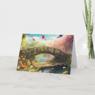 Flying Kites Card