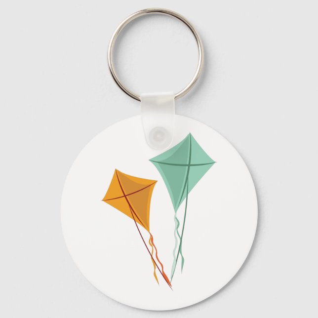 Flying Kites Keychain (Front)