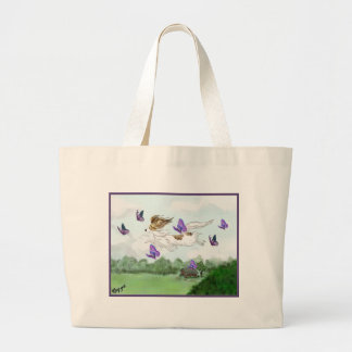 Flying Large Tote Bag