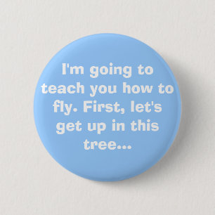 Flying Lessons 2 Inch Round Button