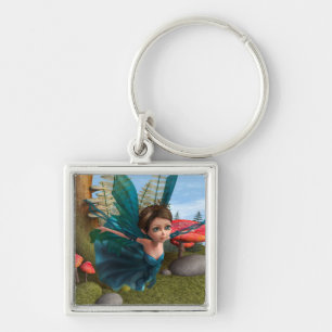 Flying Little Fairy Butterfly Keychain