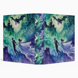 Flying Lovers - Watercolor Painting Binder