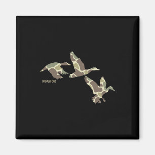 Flying Mallard Duck Camouflage Camo Duck Hunting C Magnet