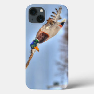 Flying Mallard Duck Drake 5 Wildlife Photo iPhone 13 Case