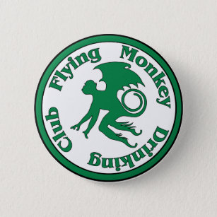 Flying Monkey Drinking Club 2 Inch Round Button